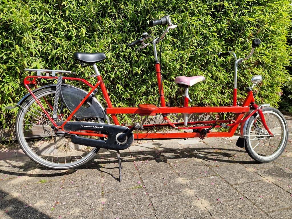 Ouder/kind tandem Onderwater, Fietsen en Brommers, Fietsen | Tandems, Ophalen, Minder dan 10 versnellingen, Minder dan 49 cm, Gebruikt