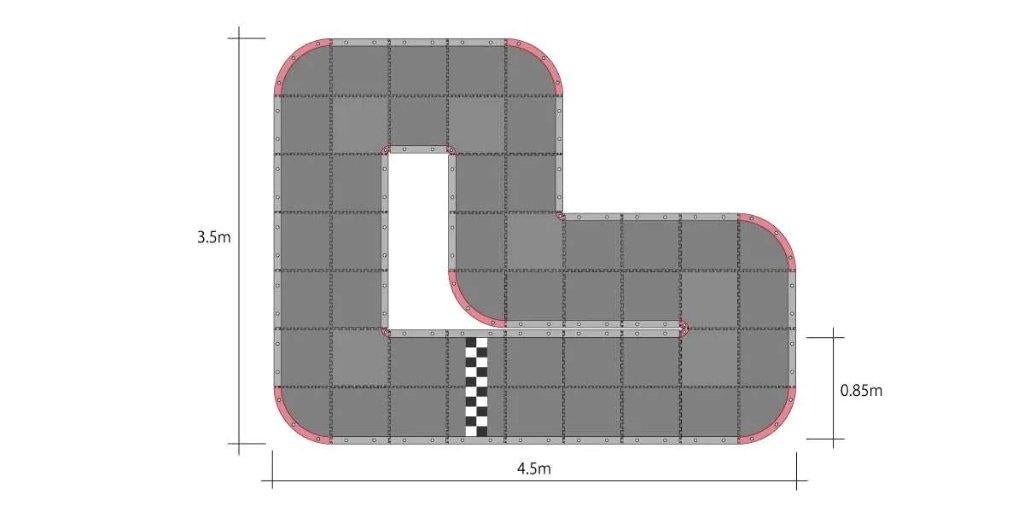 Kyosho Mini-Z Grand Prix Circuit50 Urethane (48pcs - 50x50), Ophalen of Verzenden, Nieuw, Overige schalen, Auto onroad