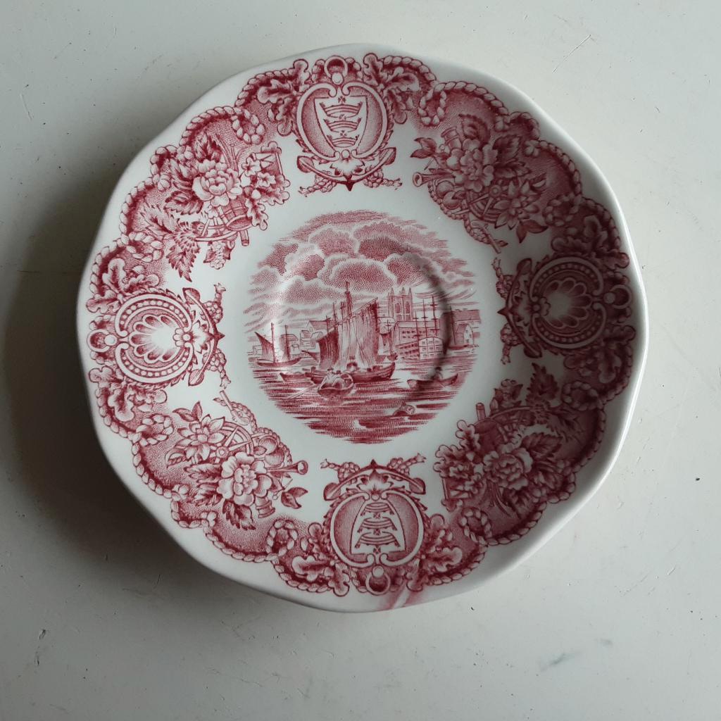 Historical ports of England bord, Antiek en Kunst, Antiek | Servies los, Ophalen