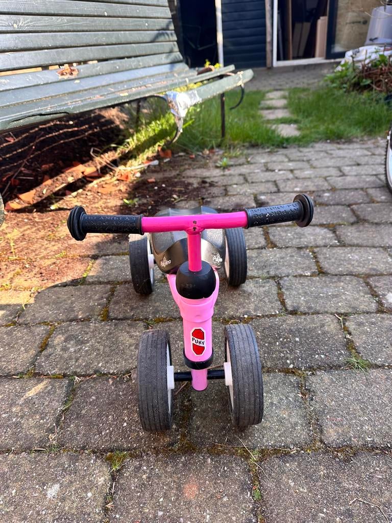 Puky Pukylino loopfietsje 4 wielen roze, Ophalen, Gebruikt, Loopfiets