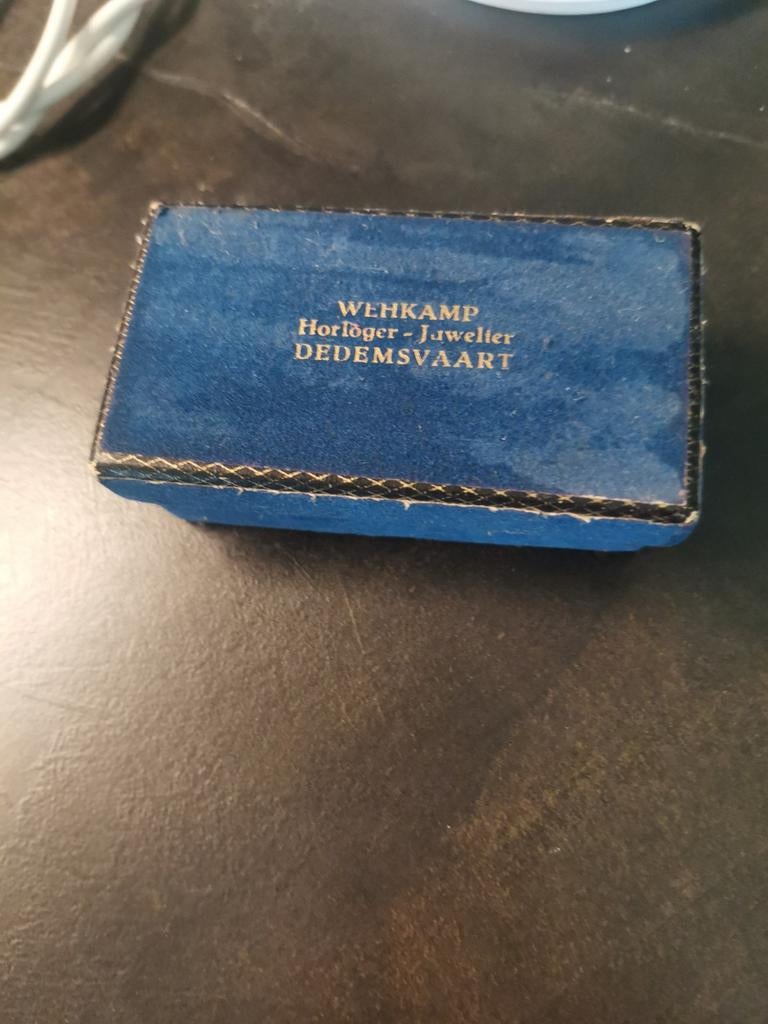Vintage juwelier doosje Wehkamp Dedemsvaart, Ophalen of Verzenden