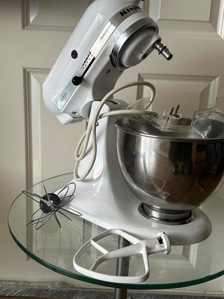 Kitchenaid kneedmachine, Witgoed en Apparatuur, Keukenmixers, Zo goed als nieuw, 3 snelheden of meer, Ophalen of Verzenden