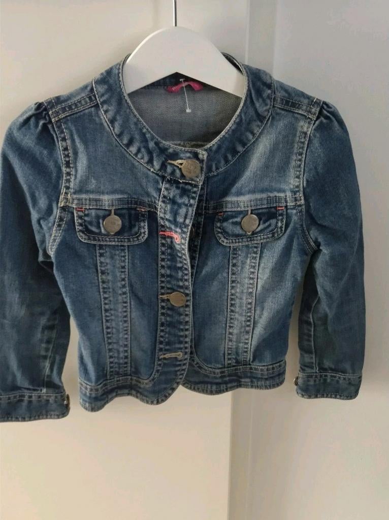 HEMA spijkerjasje 98/104, Ophalen of Verzenden, Zo goed als nieuw, Meisje, Jas