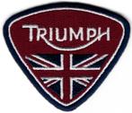 Triumph stoffen opstrijk patch embleem #10, Ophalen of Verzenden, Nieuw
