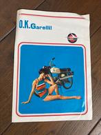 Vintage O.K. Garelli Bromfiets Brochure - Zeldzaam!, Ophalen of Verzenden, Gebruikt, Overige typen