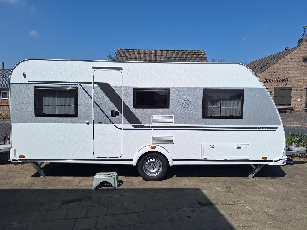 Knaus Sport 500 EU INCL MOVER EN FIETSDRAGER, Caravans en Kamperen, Rondzit, Bedrijf, 5 tot 6 meter, Knaus