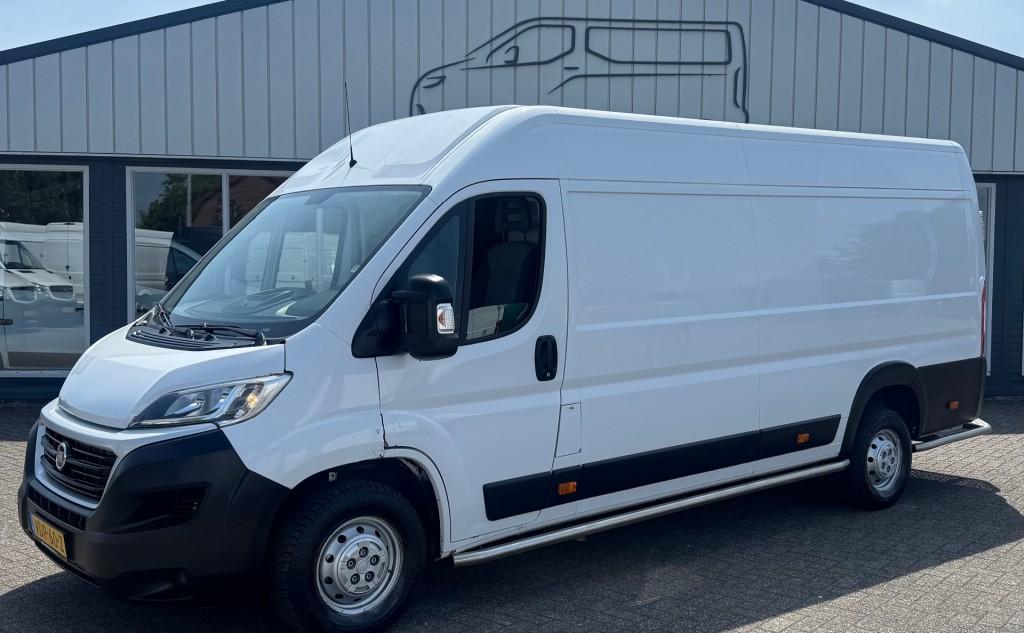 Fiat DUCATO 3.0 CNG NATURAL POWER 100KW 136PK L4H2 MAXI AIRC, Auto's, Bestelauto's, CNG (Aardgas), Wit, Bedrijf, Handgeschakeld