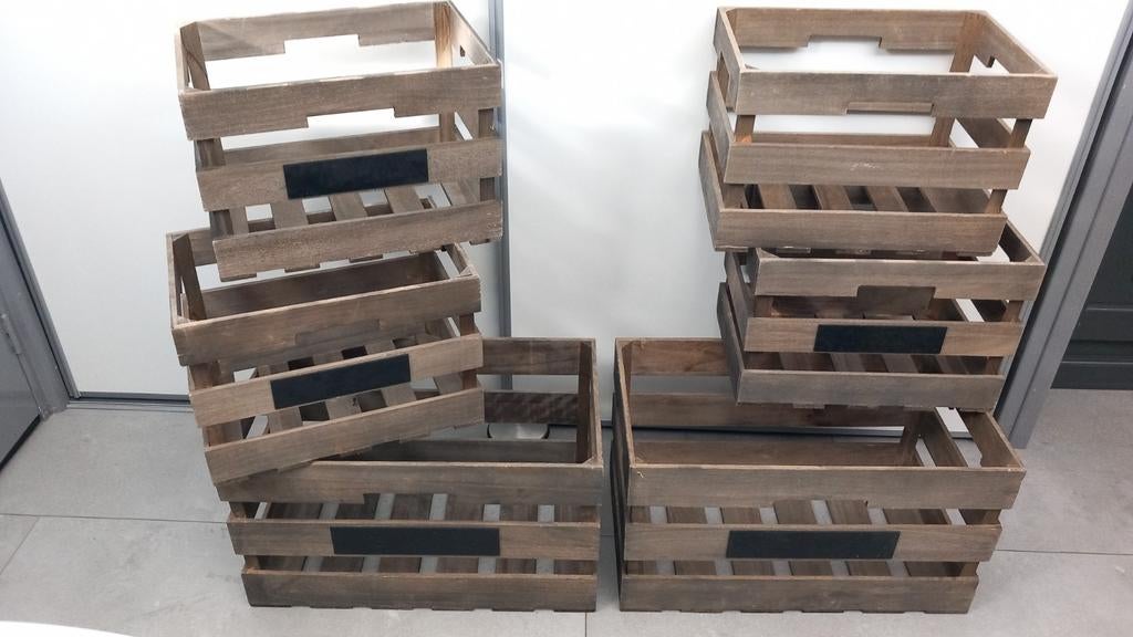 Houten kistjes decoratief gebruik., Ophalen, Minder dan 50 cm, Minder dan 50 cm