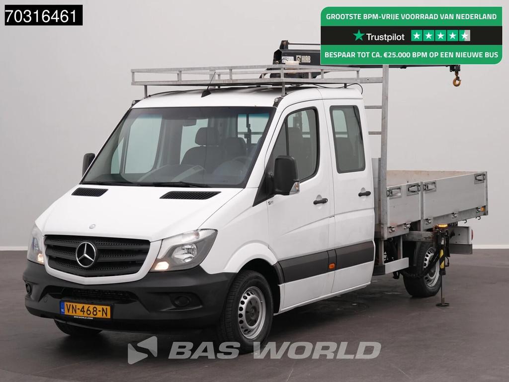Mercedes Sprinter 310 CDI Dubbel Cabine Automaat Kraanwagen, Auto's, Bestelauto's, Automaat, Euro 5, Stof, Gebruikt