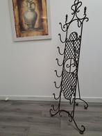 Wijnrek flessen houder– smeedijzer / brocante stijl, Ophalen of Verzenden, Zo goed als nieuw, Metaal