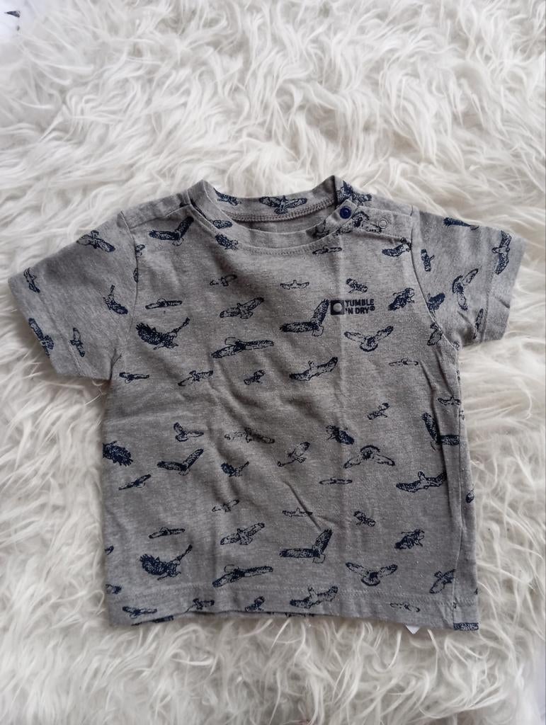 Tumble 'n Dry T-shirt met vogelprint, Kinderen en Baby's, Babykleding | Maat 74, Ophalen of Verzenden, Tumble 'n Dry, Jongetje