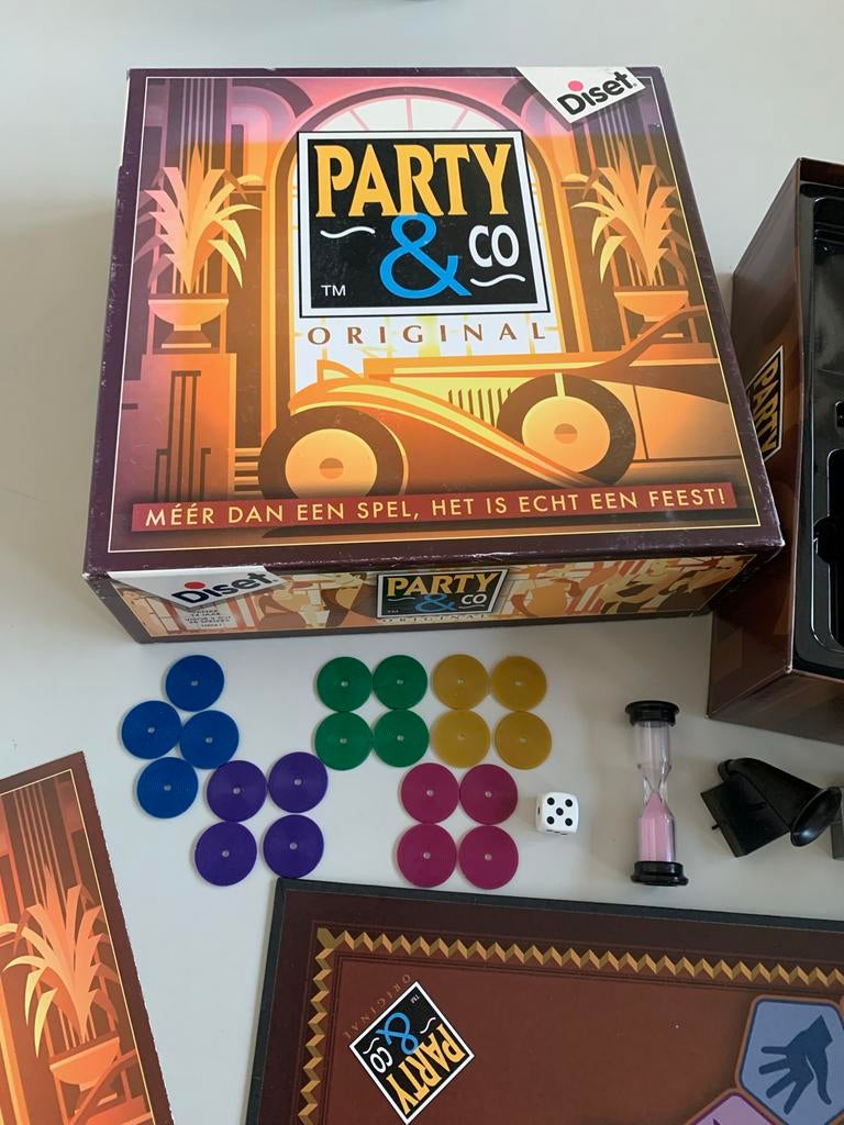 Party & Co Original Bordspel - Compleet Gezelschapsspel, Hobby en Vrije tijd, Gezelschapsspellen | Overige, Drie of vier spelers
