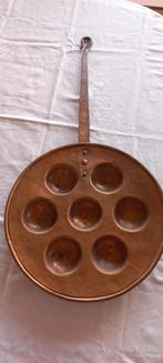 Antieke Koperen Poffertjespan, Ophalen of Verzenden