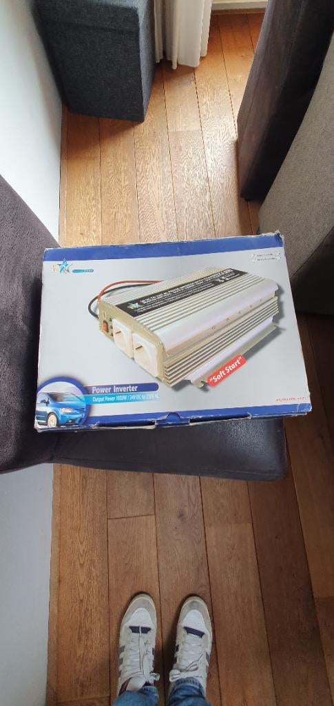 Omvormer, 24V DC naar 230V AC, Ophalen of Verzenden, Nieuw