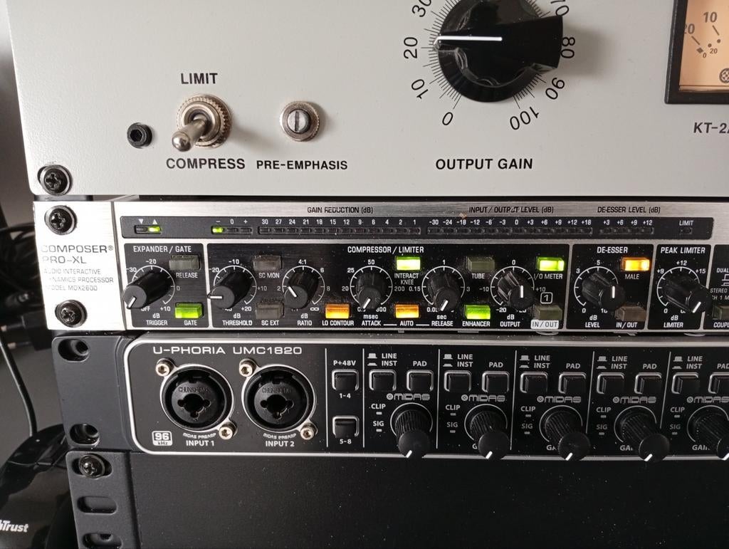 Behringer Compressor/gate/de-esser, Ophalen, Gebruikt, Volume