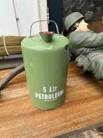 Vintage Petroleum Kan 5 Liter - Groen, Ophalen of Verzenden