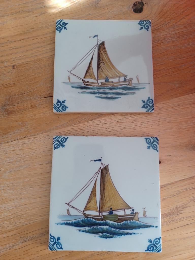 Vintage tegel Tichelaar Makkum, Ophalen of Verzenden