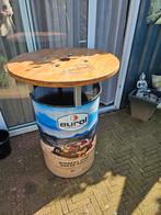 Unieke statafel / barbecue van olievat, Ophalen, Gebruikt