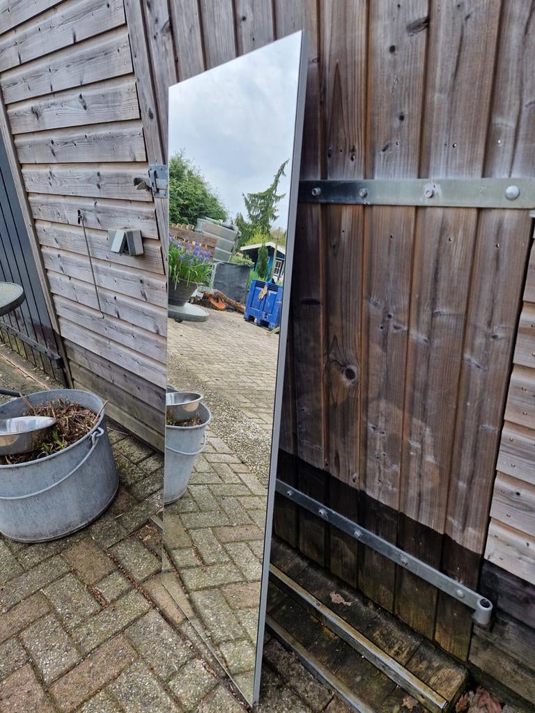 GRATIS GROTE PASSPIEGEL/ SPIEGEL OP KASTDEUR, Ophalen, Rechthoekig, 150 tot 200 cm