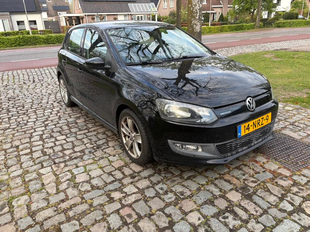 Volkswagen Polo 1.2 TDI 75PK 5D Bluemotion 2011 Zwart, Auto's, Voorwielaandrijving, Stof, 74 pk, 1199 cc