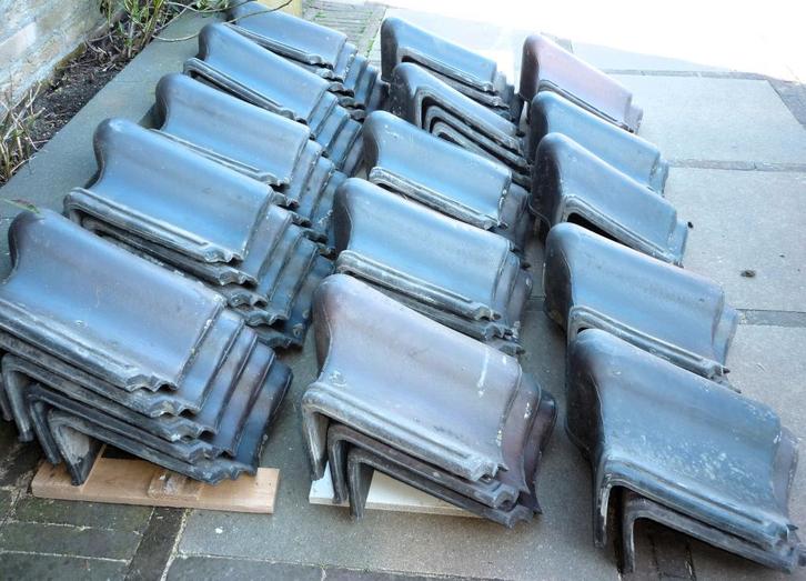 Dakpannen - OVH Chaperonpan - van Oordt, Doe-het-zelf en Verbouw, Dakpannen en Dakbedekking, Zo goed als nieuw, Dakpannen, Steen of Klei