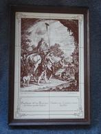 Tegeltableau Vogelvanger zes tegels, Antiek en Kunst, Ophalen of Verzenden