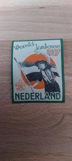 Wereld Jamboree 1937 in Nederland - sticker of sluitzegel, Verzamelen, Ophalen of Verzenden, Zo goed als nieuw, Overige typen