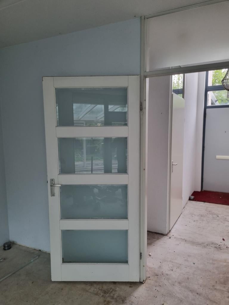Binnendeuren te koop!!, Doe-het-zelf en Verbouw, Deuren en Horren, Ophalen, Glas, Binnendeur, 200 tot 215 cm