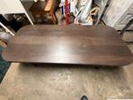 LISTERBY Salontafel, donkerbruin beukenfineer, 140x60 cm, Ophalen, Gebruikt, 100 tot 150 cm, Ikea