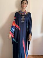 Kandoura Marokkaanse, Kleding | Dames, Jurken, Blauw, Maat 42/44 (L), Nieuw, Ophalen of Verzenden