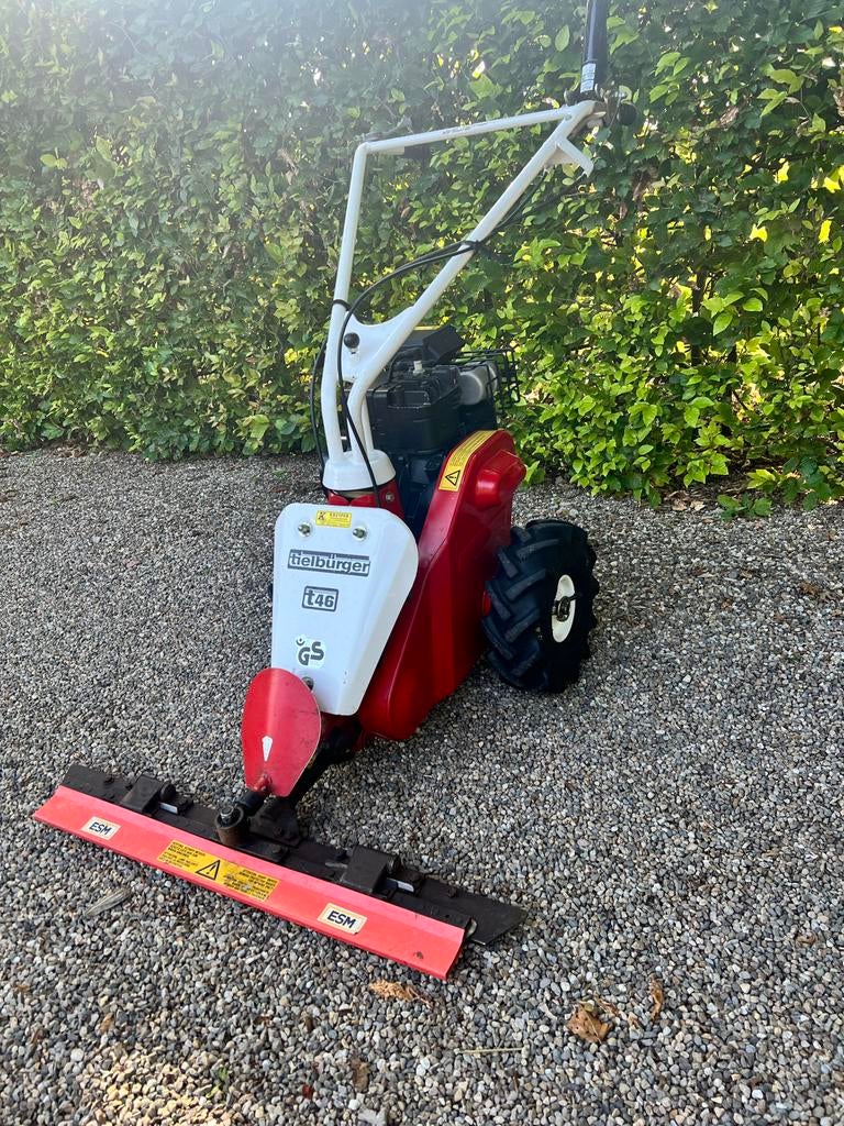 Tielbürger balkmaaier T46, Tuin en Terras, Grasmaaiers, Ophalen, Gebruikt, Balkmaaier, Benzine-grasmaaier