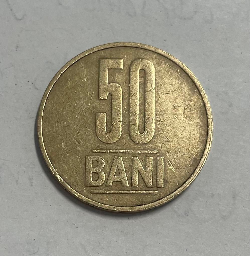 50 bani Roemenië 2006, Ophalen of Verzenden, Overige landen