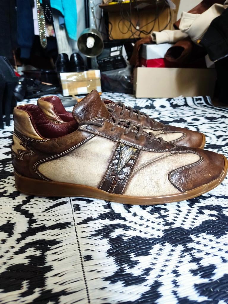 NIEUW Roberto Cavalli Lederen Sneakers, Ophalen of Verzenden, Nieuw