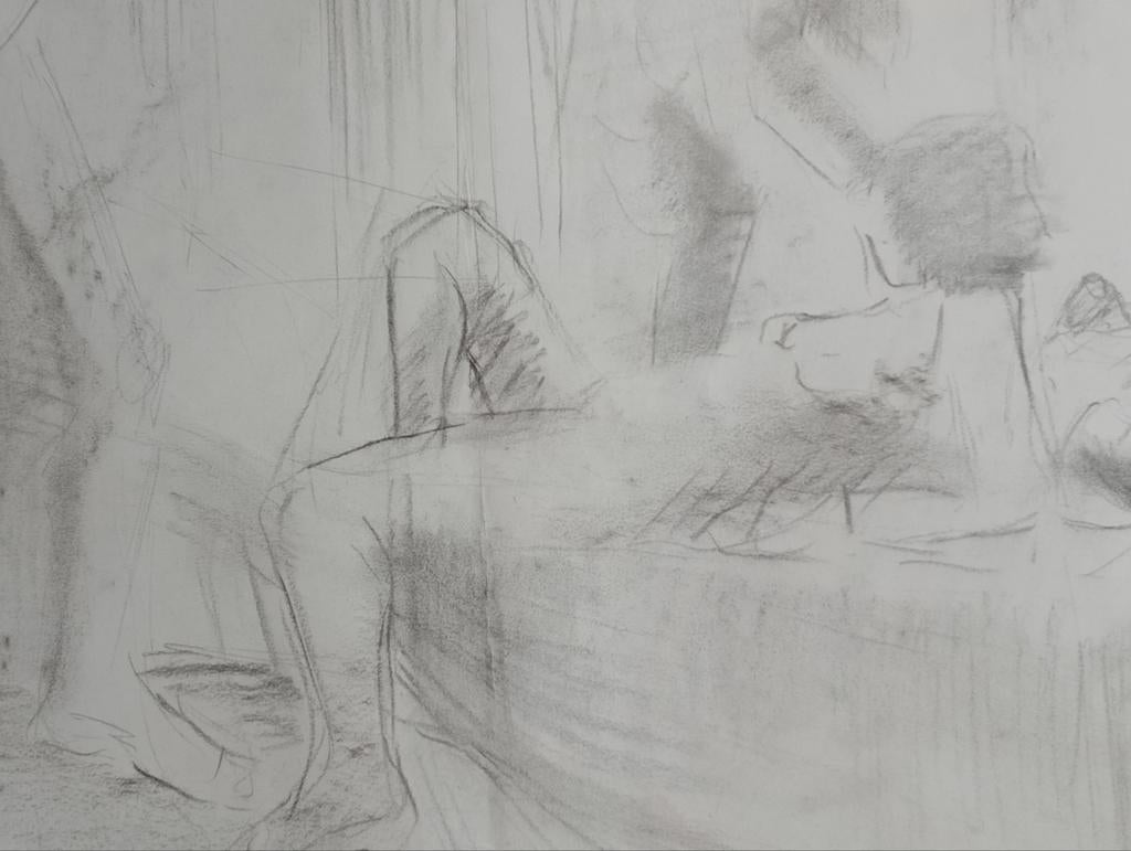 Tekening naakt erotiek figuren 20e eeuw, Ophalen of Verzenden