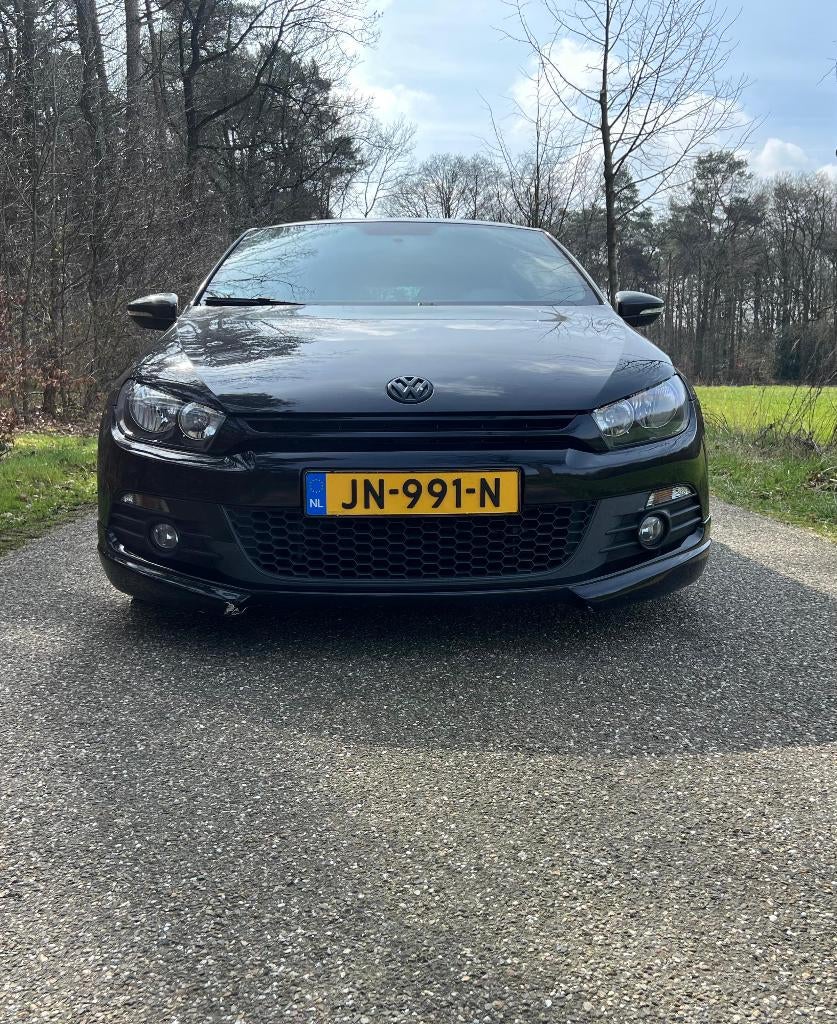 Volkswagen Scirocco 1.4 TSI 118KW R-line 2009 Zwart, Auto's, Voorwielaandrijving, 15 km/l, Zwart, 4 cilinders
