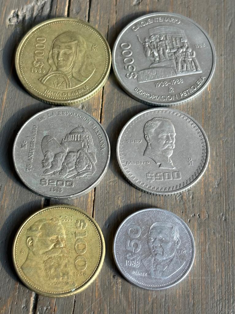 Muntset Mexico, Ophalen of Verzenden, Zuid-Amerika, Setje