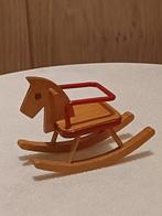 Vintage hobbel paardje poppenhuis, Verzamelen, Ophalen of Verzenden, Gebruikt, Poppenhuis