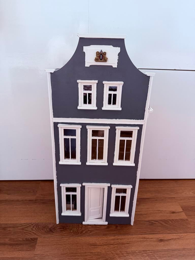 Grachtenpand poppenhuis met keuken, Verzamelen, Ophalen, Gebruikt, Poppenhuis