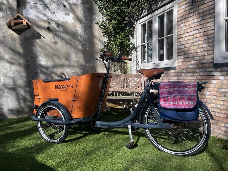 Babboe curve e - goedgekeurd, Fietsen en Brommers, Fietsen | Bakfietsen, Zo goed als nieuw, 4 kinderen of meer, Ophalen