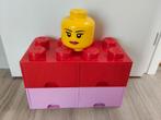 Lego opbergbox met 4 lades en Lego hoofd, Ophalen