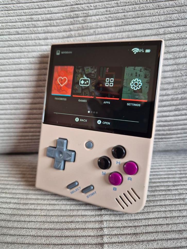 Miyoo Mini Handheld Emulator - GBA, SNES, PS1, etc., Spelcomputers en Games, Spelcomputers | Overige, Zo goed als nieuw, Ophalen of Verzenden