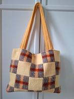 Unieke geruite schoudertas van wol, Ophalen of Verzenden, Nieuw, Overige kleuren, Shopper