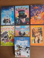 7 DVD's kinderen Frozen, Pippi, Woezel, Sjakie en Coco, Alle leeftijden, Ophalen of Verzenden, Zo goed als nieuw
