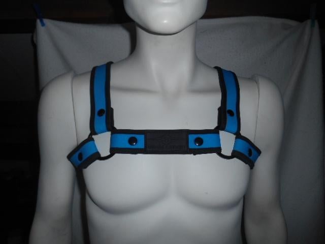 Borst harnas / gay cosplay body leren mannen, Verzenden, Nieuw, Overige maten, Overige thema's