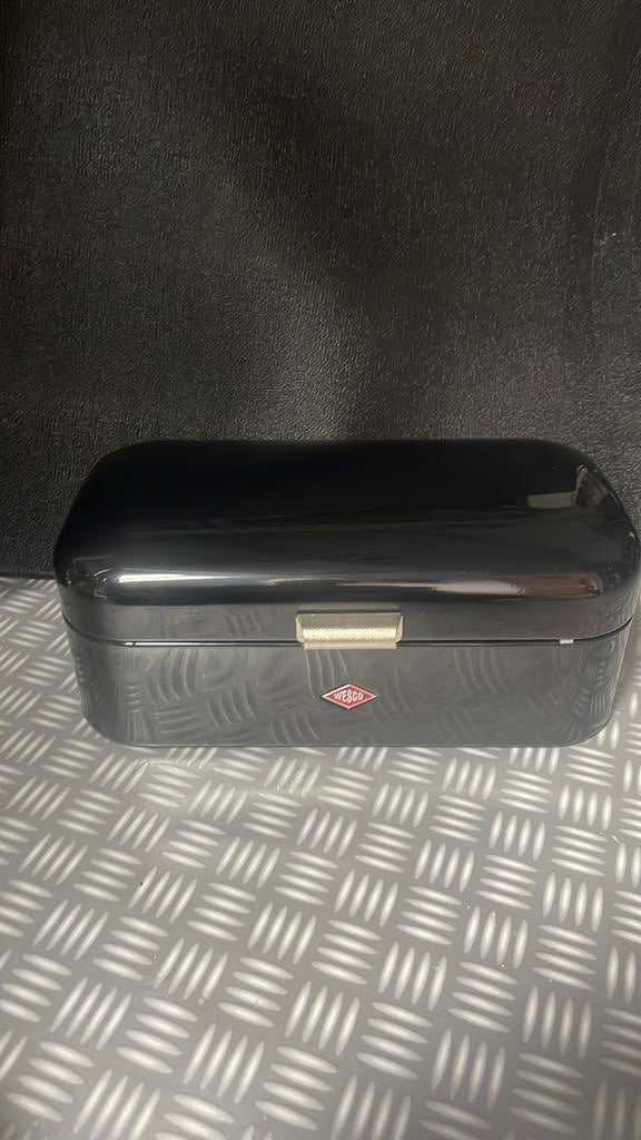 Wesco broodtrommel, Huis en Inrichting, Keuken | Keukenbenodigdheden, Gebruikt, Ophalen of Verzenden, Zwart, Metaal