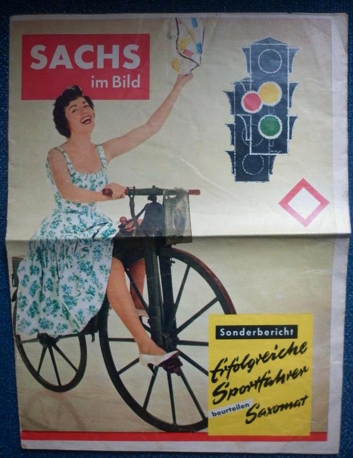 Sachs im Bild Sonderbericht Saxomat tijdschrift 1958 (6203z), Fietsen en Brommers, Handleidingen en Instructieboekjes, Zo goed als nieuw