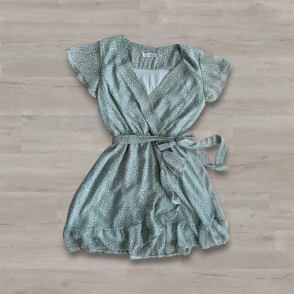 Kaylla zomerjurk (Mintgroen) | maat S/M, Verzenden, Zo goed als nieuw, Maat 38/40 (M), Groen