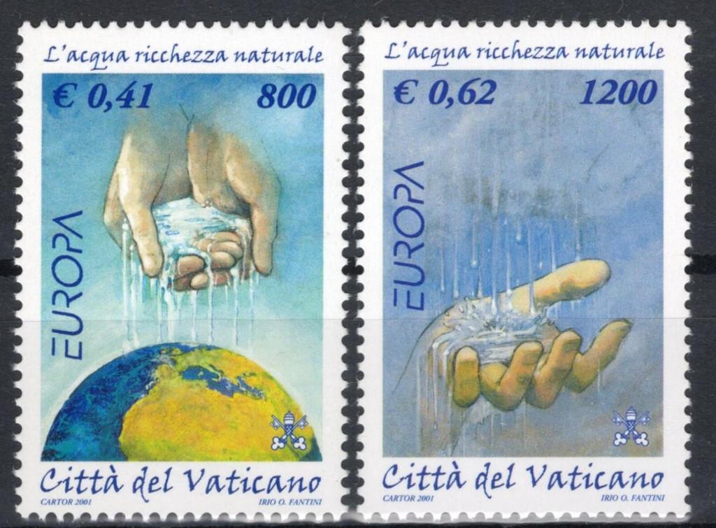 25-04 Vaticaan MI 1372/3 postfris, Verzenden, Postfris