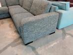 Hoekbank stof 270 x 240 cm voor 275=! 2e paasdag geopend!, Ophalen, 250 tot 300 cm, Gebruikt, Hoekbank