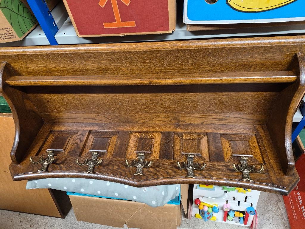 Vintage kapstok, Huis en Inrichting, Woonaccessoires | Kapstokken, Gebruikt, Minder dan 100 cm, Hout, Ophalen